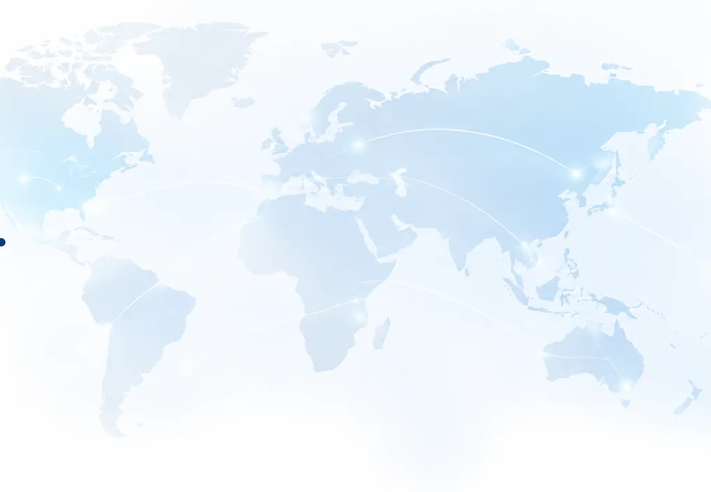 A subtle global map with connections across regions